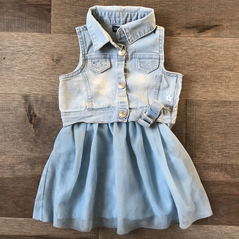 Limited Too dress with diaper cover, 18m